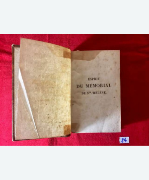 Esprit du Mémorial de Ste Hélène. 1823. (1 Lot de 3 Tomes)