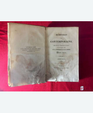 Mémoires du Général Rapp. 1823. 