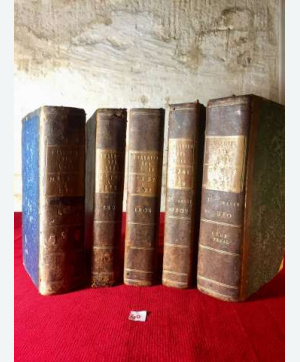 Bulletin des lois de l’Empire Français.1807-1810. (Lot de 5 Tomes)