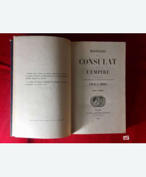 Histoire du consulat et de l’Empire. 1836. (Lot de 4 Tomes)