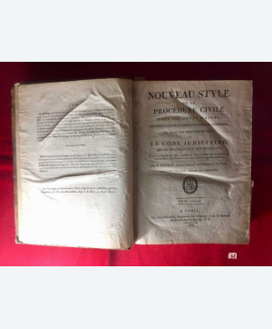 Nouveau style de la Procédure Civile. 1806.